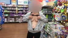 he dared me to turn my coat inside out in walmart with nothing underneath